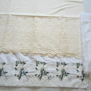 Traje Salwar Kameez indio paquistaní sin costuras de algodón cortado con láser de última moda
