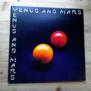 Wings Venus And Mars 1st VG Disco de vinilo PCTC 254 Porky Prime Pegatinas y carteles
