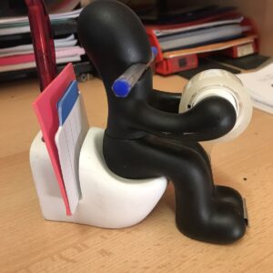 home office accessories Man On Toilet 