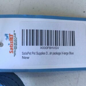 suministros para mascotas satispet x azul grande
